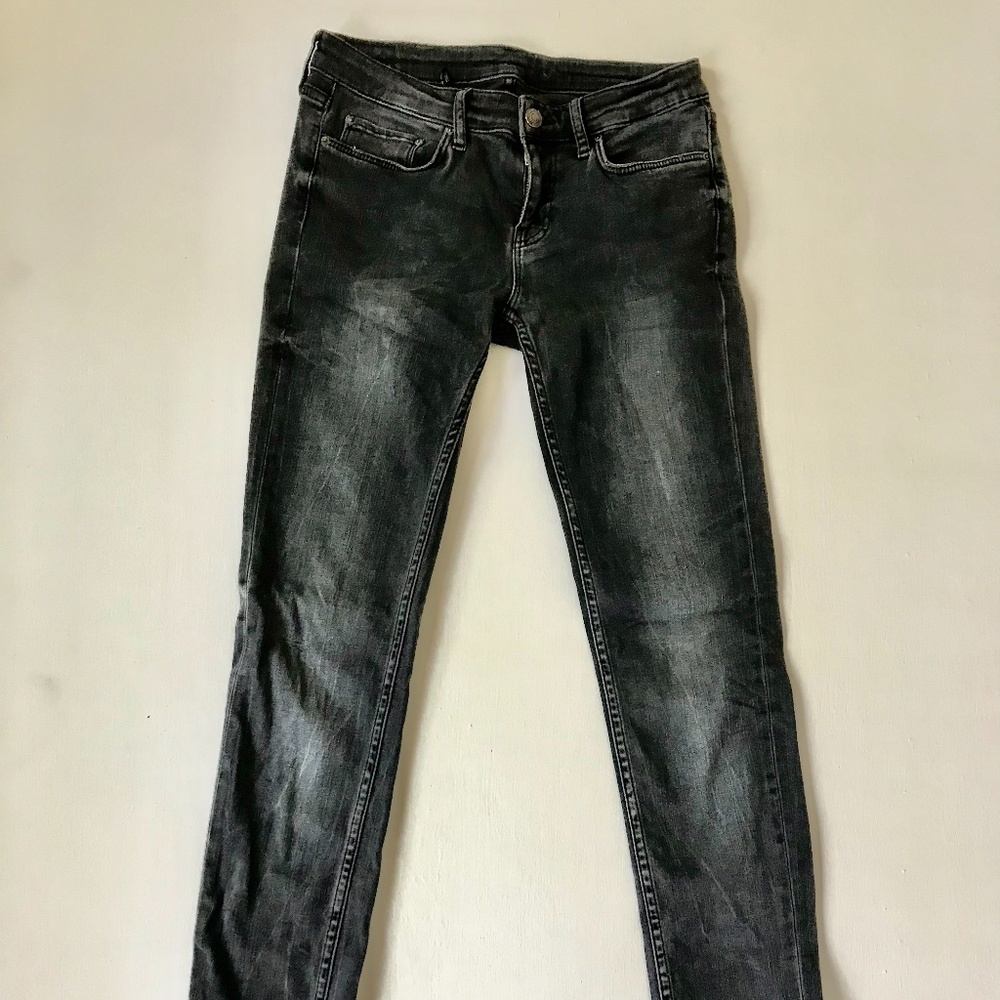Gray Zara slim jeans